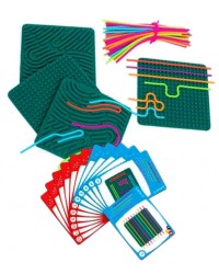 Tabuleiros Sensoriais com Cordas de Silicone